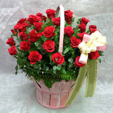 빨간장미바구니